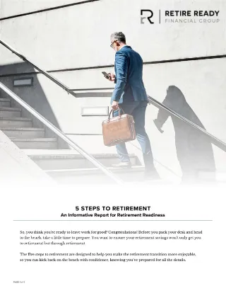 5 Steps to Retirement Guide cover