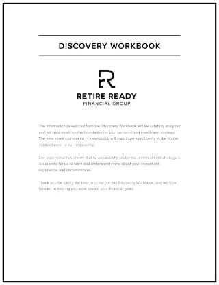 Discovery Workbook Guide cover