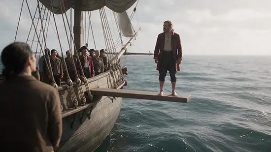pirate walking the plank